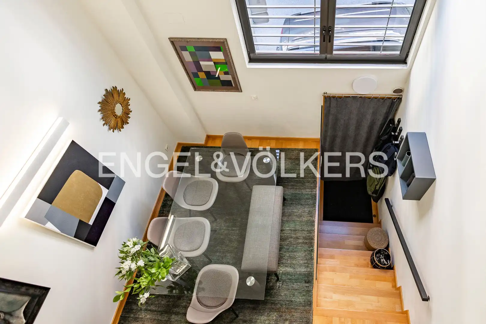 Balcony of Duplexes for sale in Barcelona  with Air Conditioner, Heating and Parquet flooring