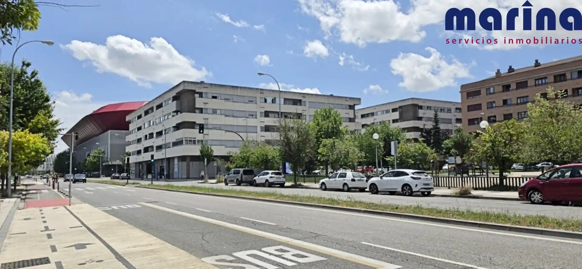 Exterior view of Flat for sale in  Pamplona / Iruña  with Heating, Parquet flooring and Storage room
