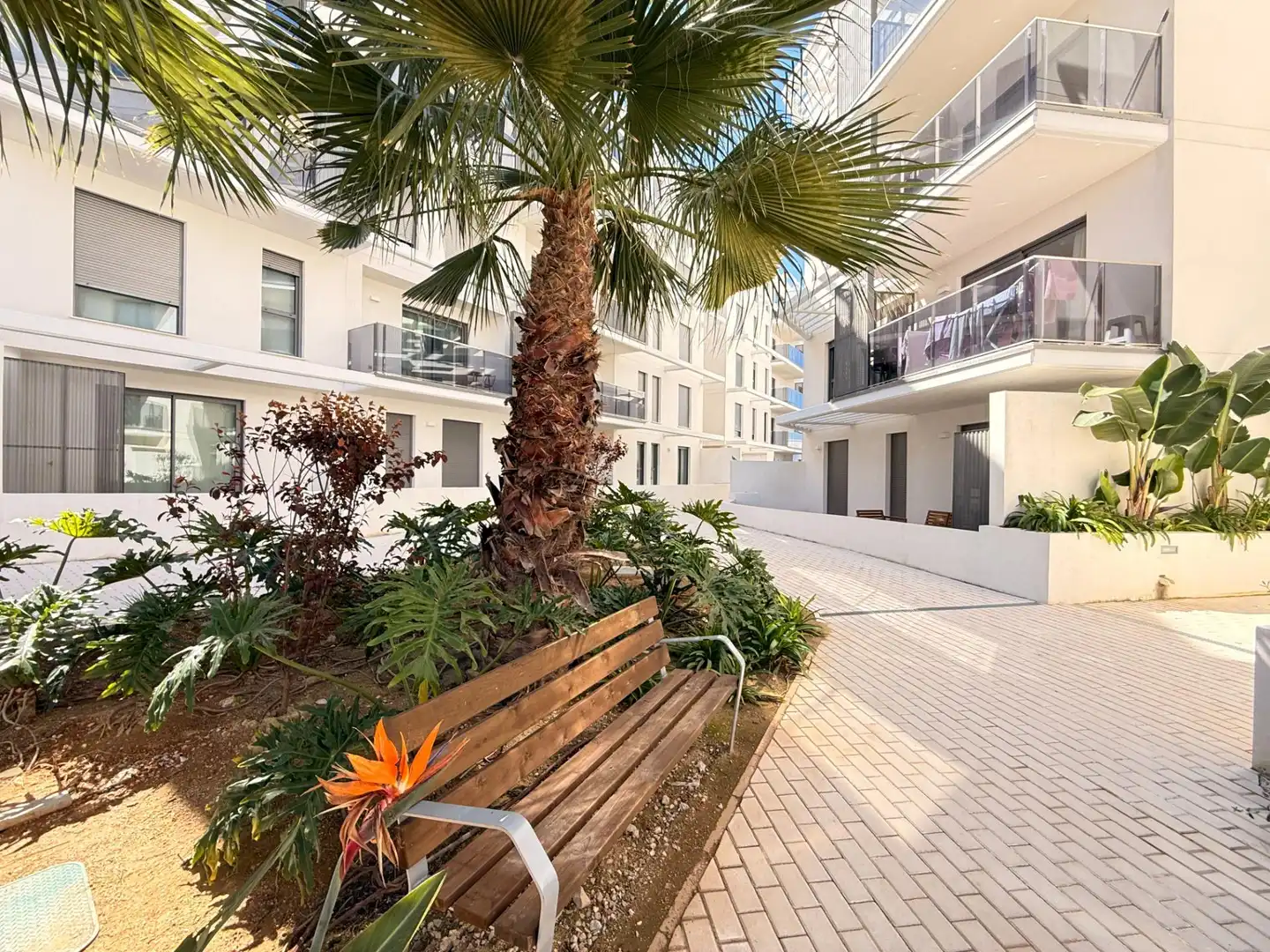 Terrasse von Dachboden zum Verkauf in Dénia mit Klimaanlage, Privatgarten und Terrasse