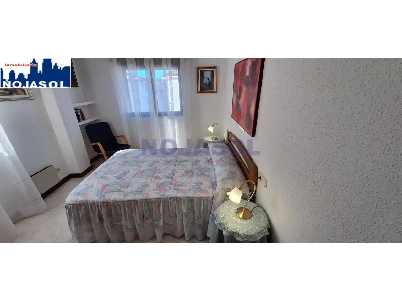 Dormitori de Dúplex de lloguer en Noja amb Calefacció, Terrassa i Moblat