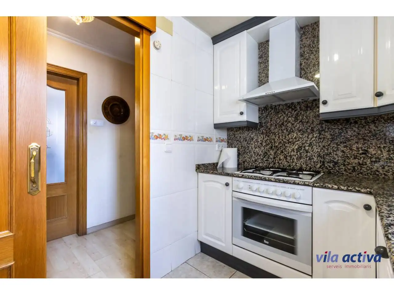 Cocina de Piso en venta en Terrassa con Calefacción, Parquet y Balcón