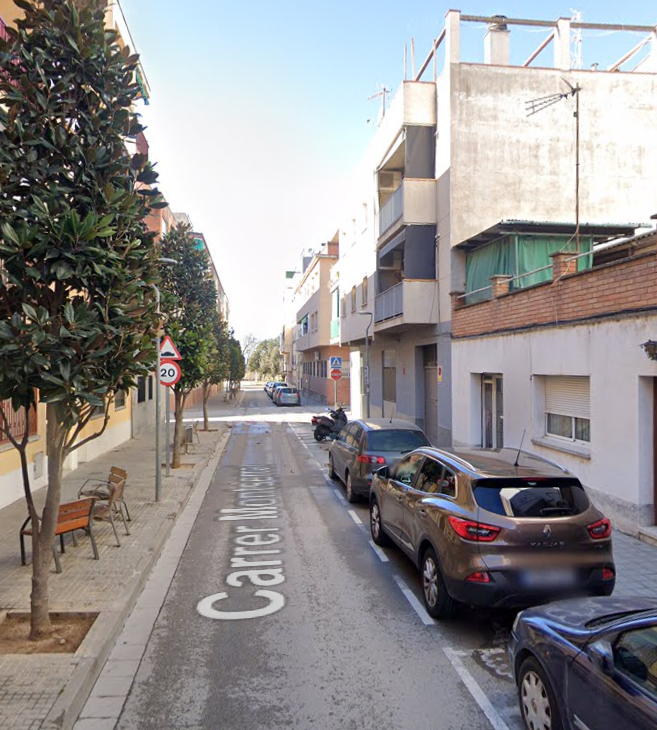 Vista exterior de Piso en venta en Montmeló
