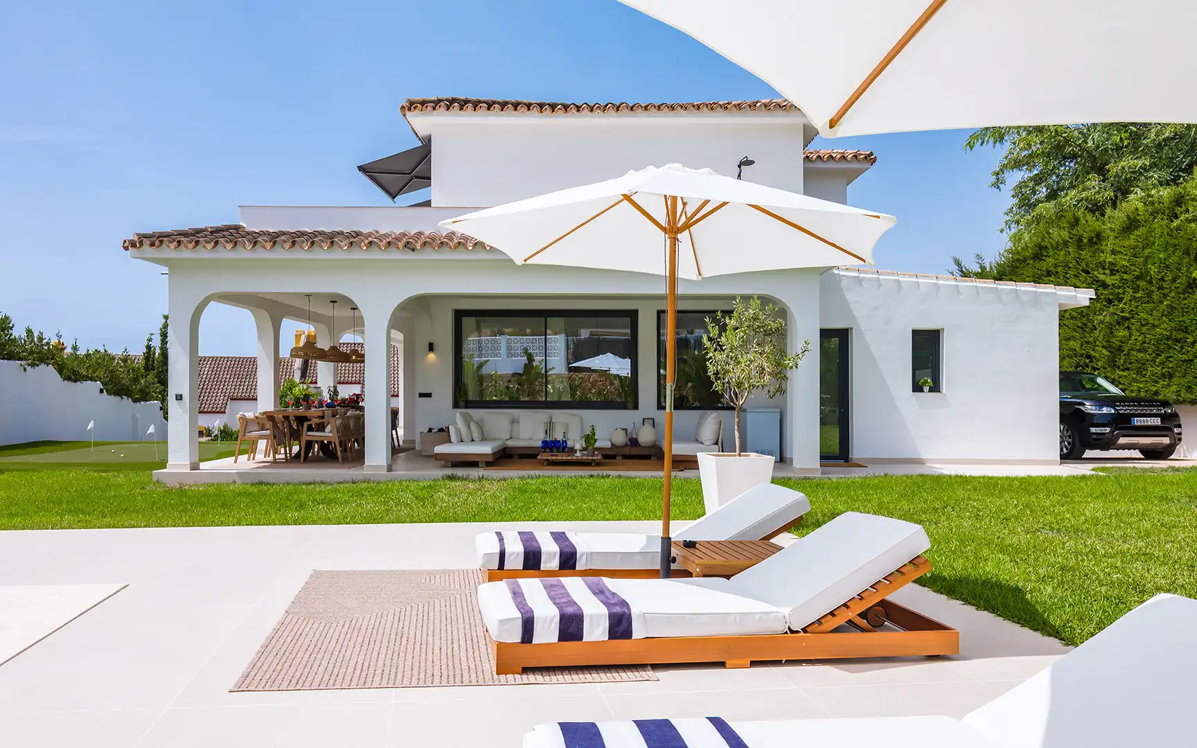 Terraza de Casa o chalet en venta en Marbella con Aire acondicionado, Jardín privado y Terraza
