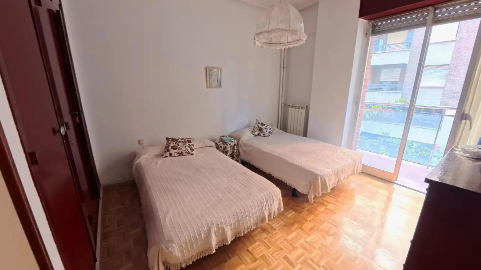 Schlafzimmer von Wohnung zum Verkauf in  Logroño mit Heizung, Parkett und Terrasse