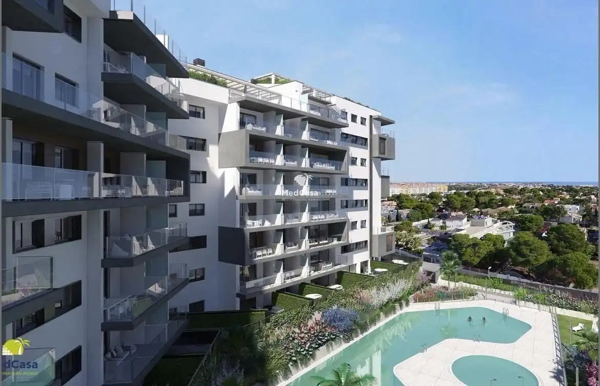 Swimming pool of Attic for sale in Orihuela  with Air Conditioner, Heating and Terrace