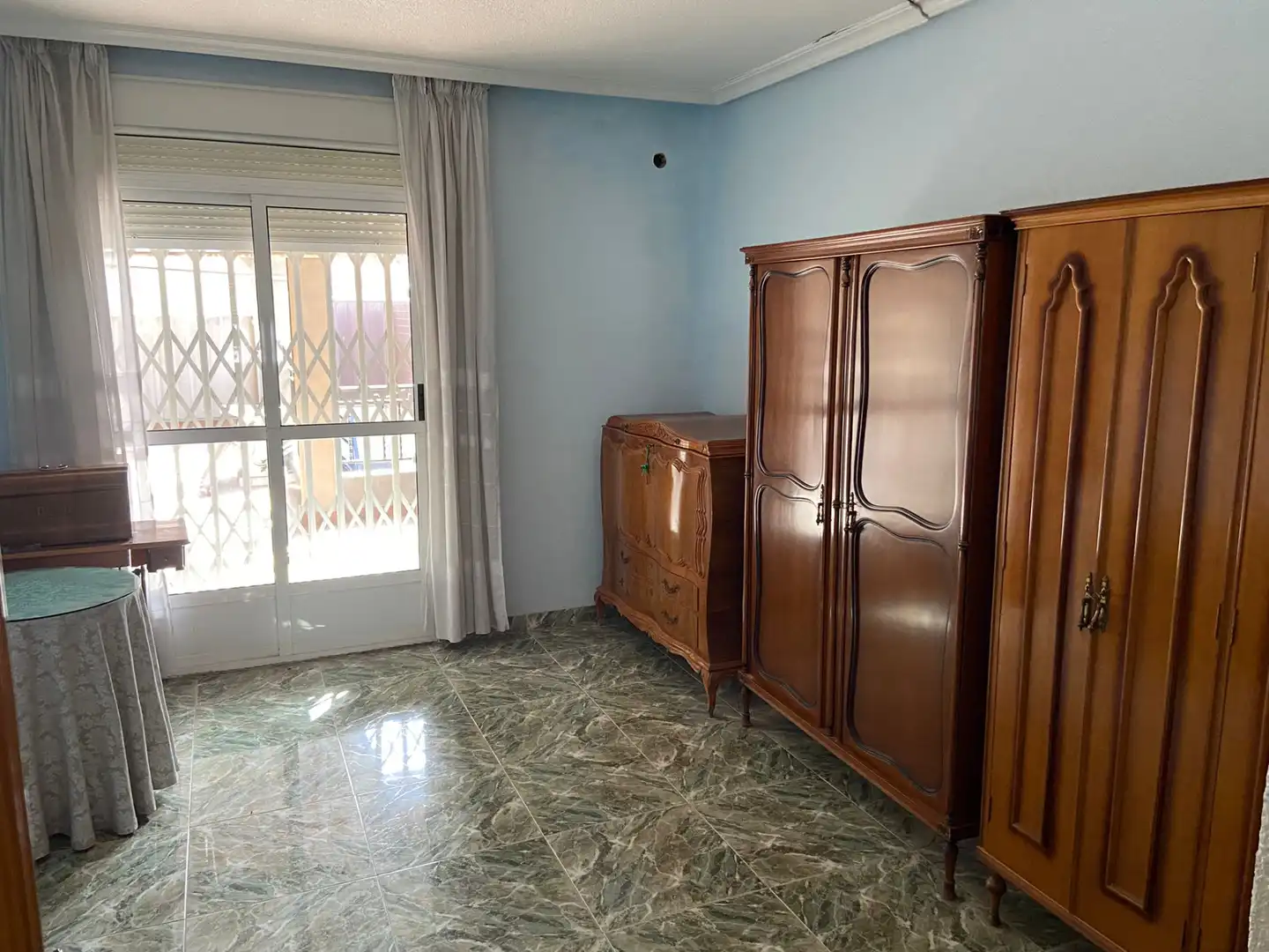 Schlafzimmer von Einfamilien-Reihenhaus zum Verkauf in Alcantarilla mit Klimaanlage, Terrasse und Möbliert