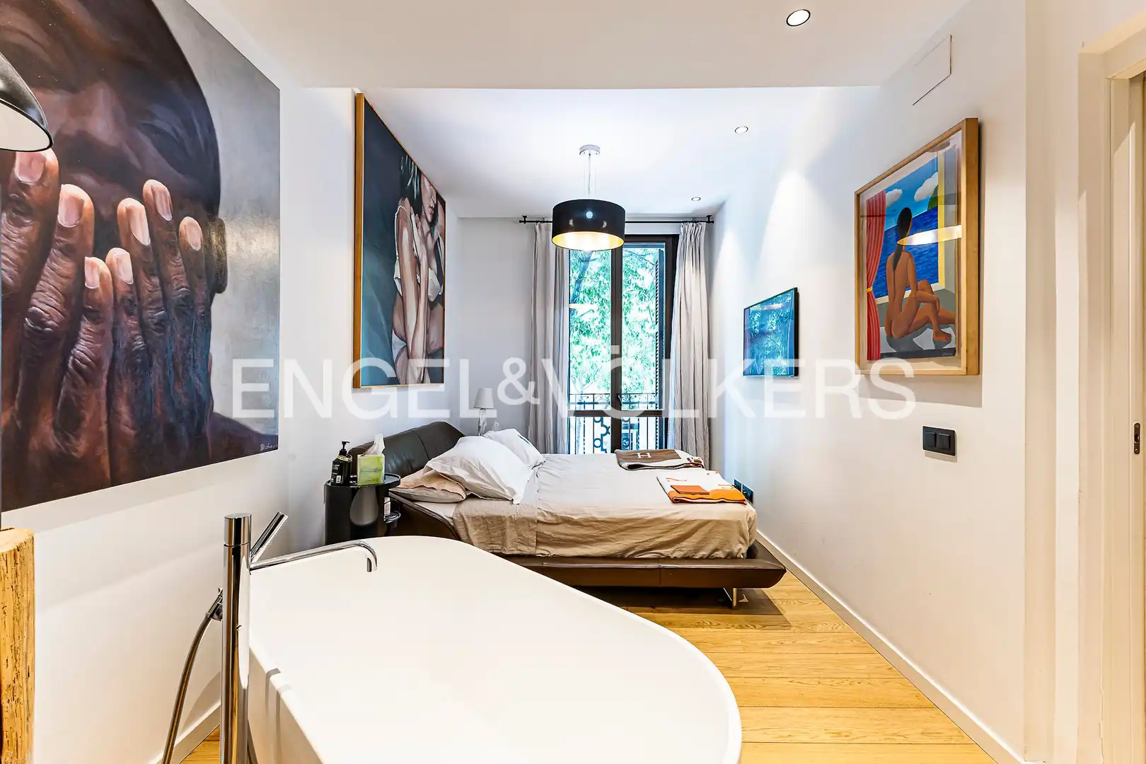 Bedroom of Flat for sale in Barcelona  with Air Conditioner, Heating and Swimming Pool