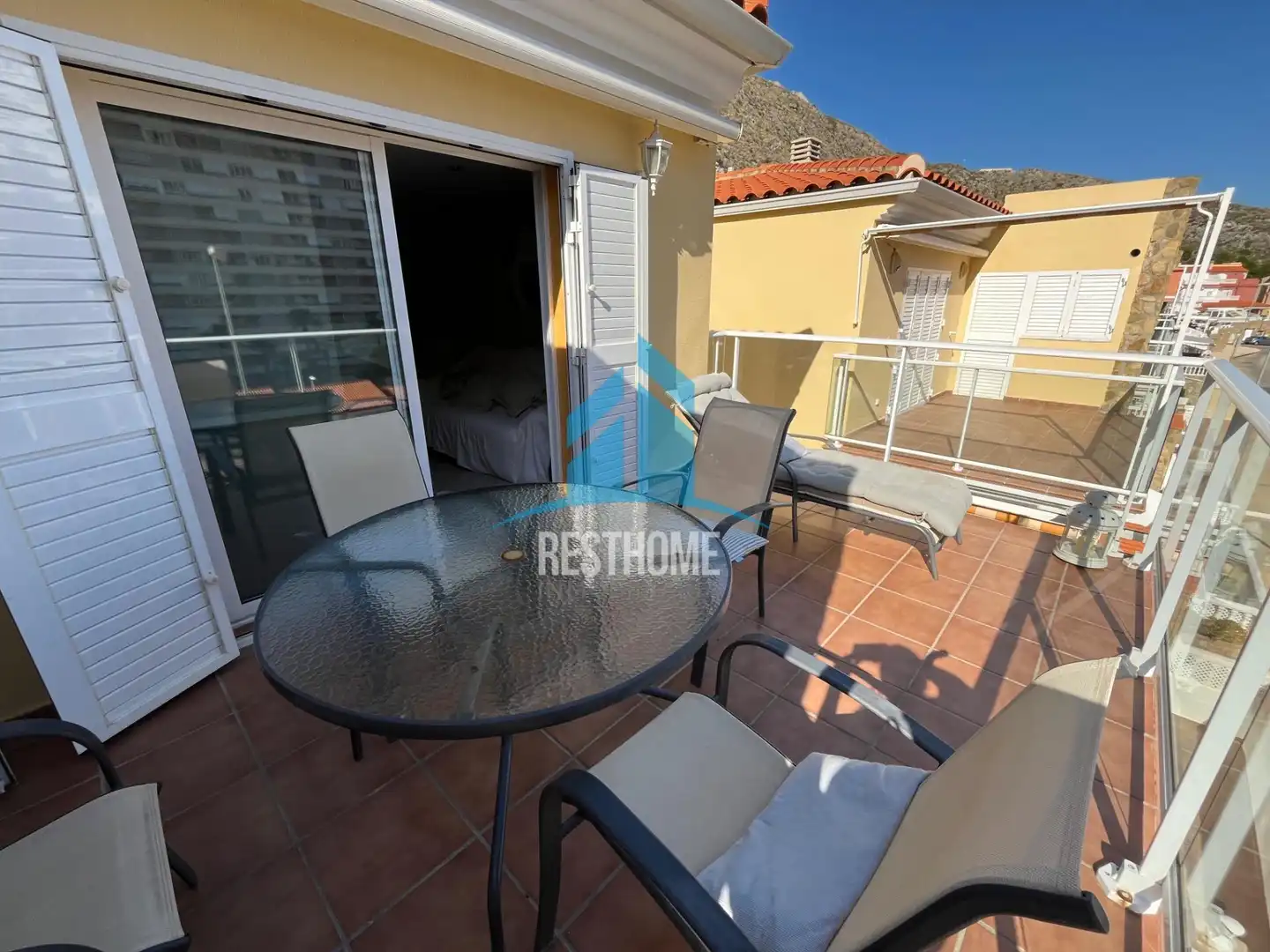 Terrasse von Wohnungen zum Verkauf in Cullera mit Klimaanlage, Terrasse und Gemeinschaftspool
