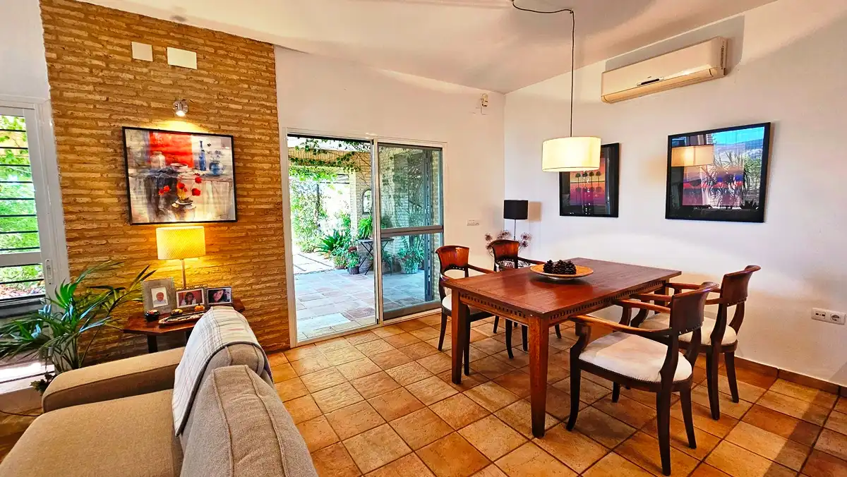 Dining room of Houses for sale in El Madroño  with Air Conditioner and Private garden