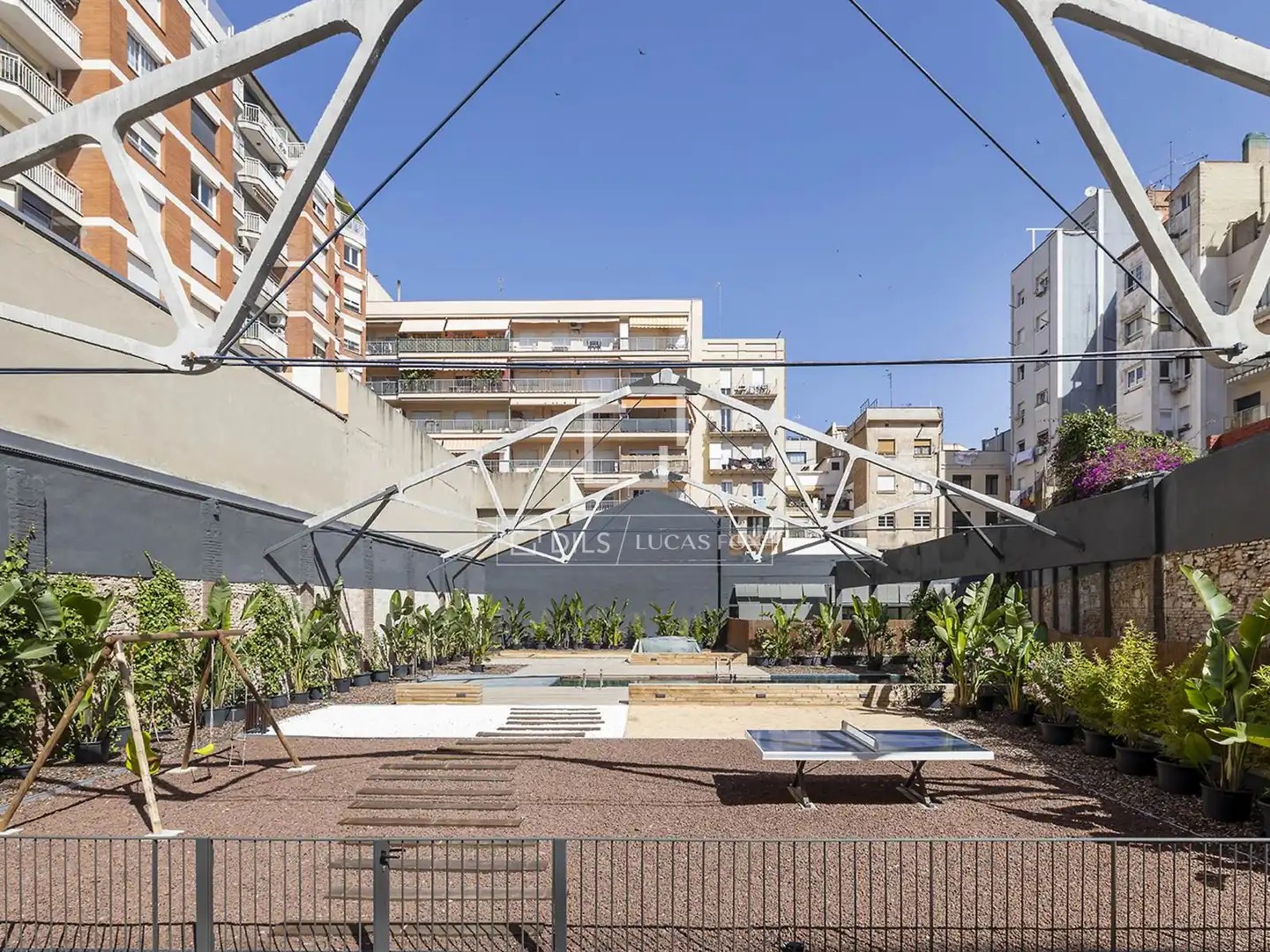 Terraza de Piso de alquiler en Barcelona con Aire acondicionado, Parquet y Terraza