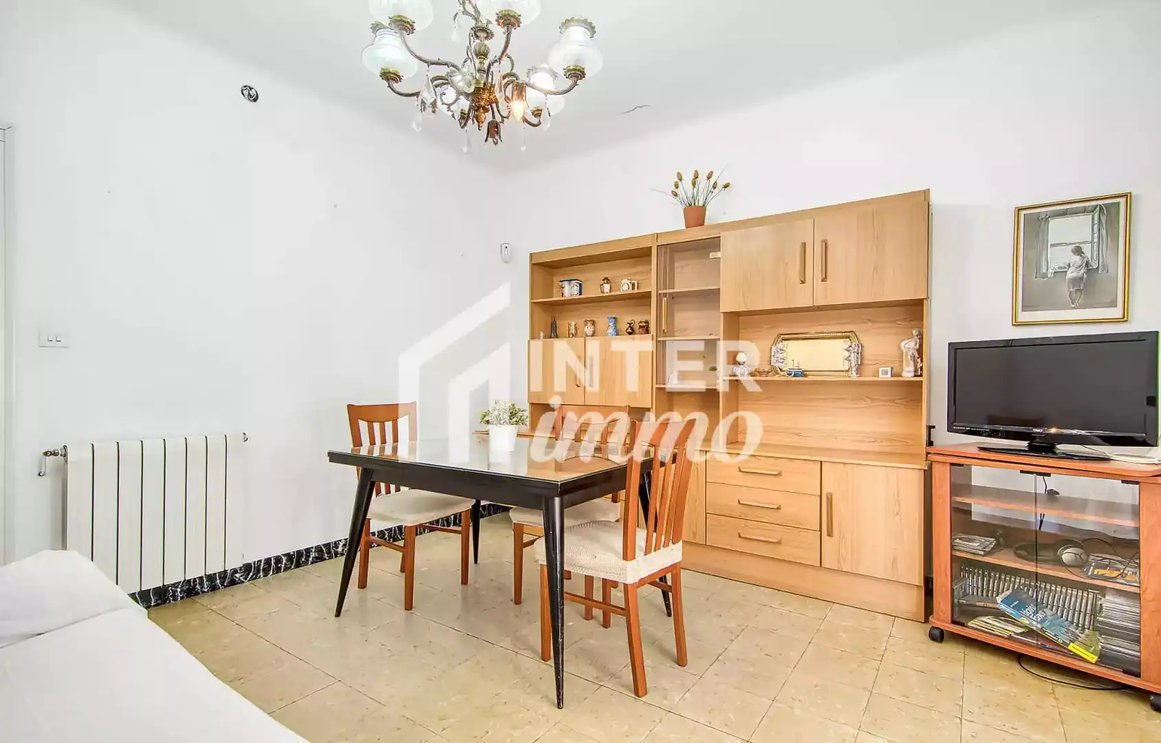 Sala d'estar de Pis en venda en Centre