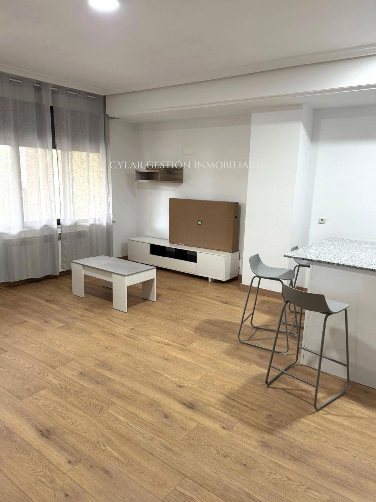 Sala d'estar de Pis de lloguer en Salamanca Capital amb Calefacció i Moblat