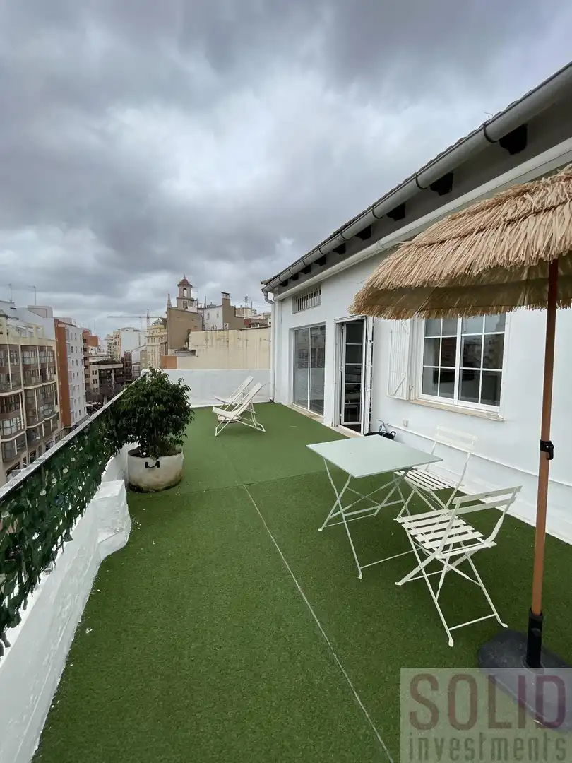 Terraza de Ático en venta en Valencia con Terraza