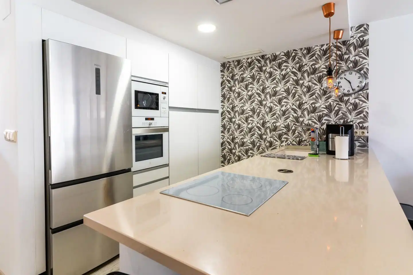 Kitchen of Detached homes for sale in Santa Pola  with Air Conditioner, Private garden and Parquet flooring