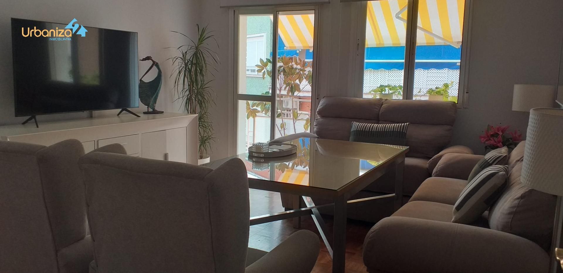 Living room of Flat for sale in Badajoz Capital  with Air Conditioner, Heating and Parquet flooring