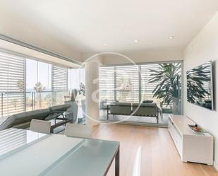 Sala d'estar de Pis de lloguer en  Barcelona Capital amb Aire condicionat, Calefacció i Terrassa
