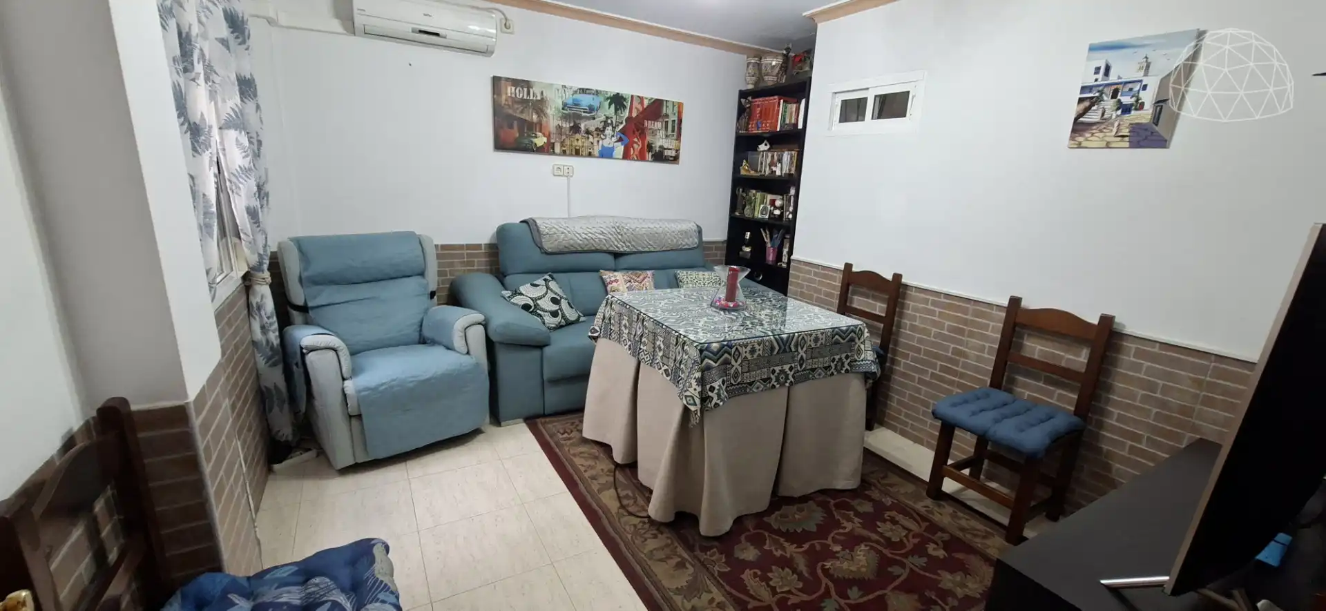 Wohnzimmer von Haus oder Chalet zum Verkauf in Sevilla mit Klimaanlage, Terrasse und Möbliert
