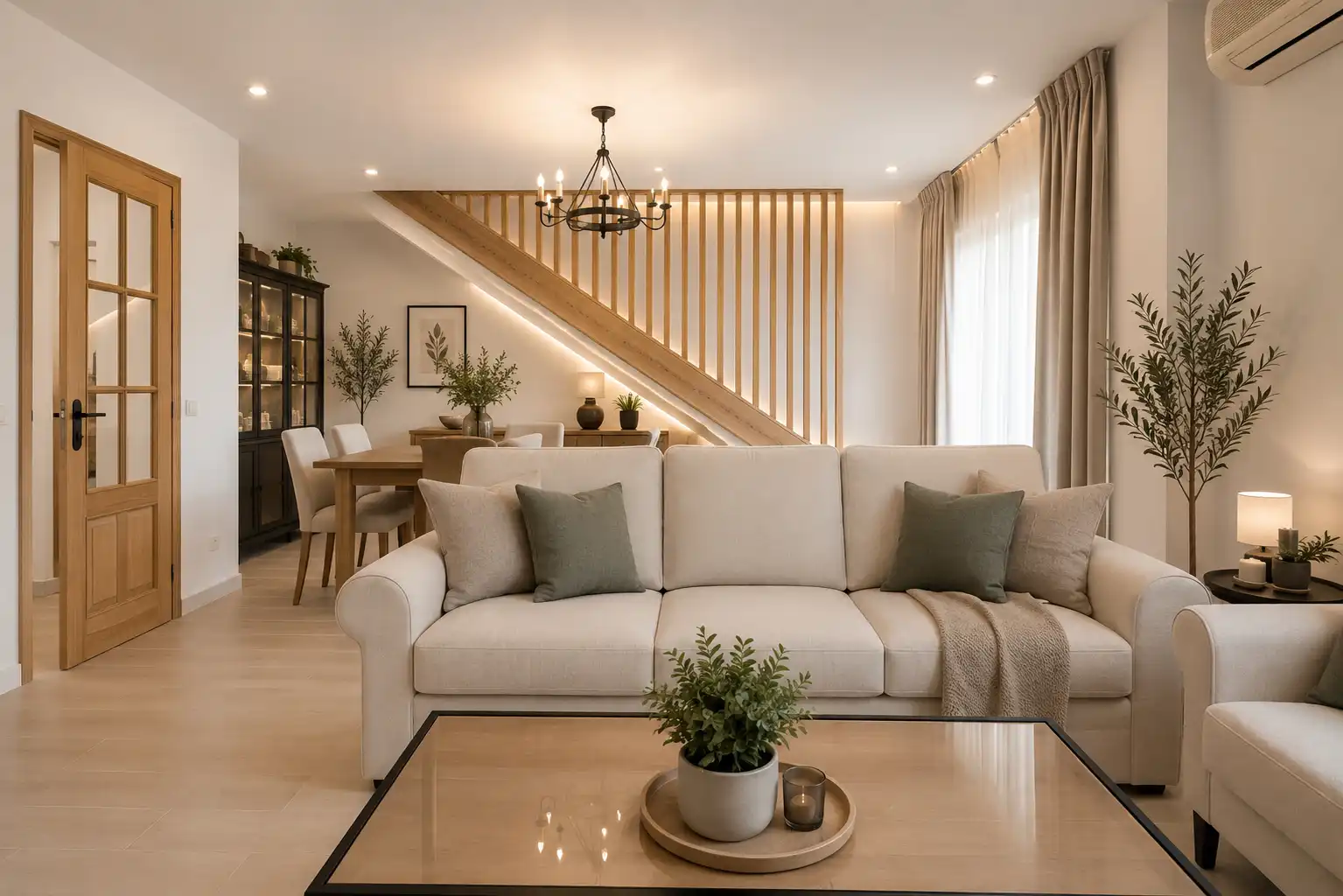 Living room of Flat for sale in Brunete  with Air Conditioner, Heating and Private garden