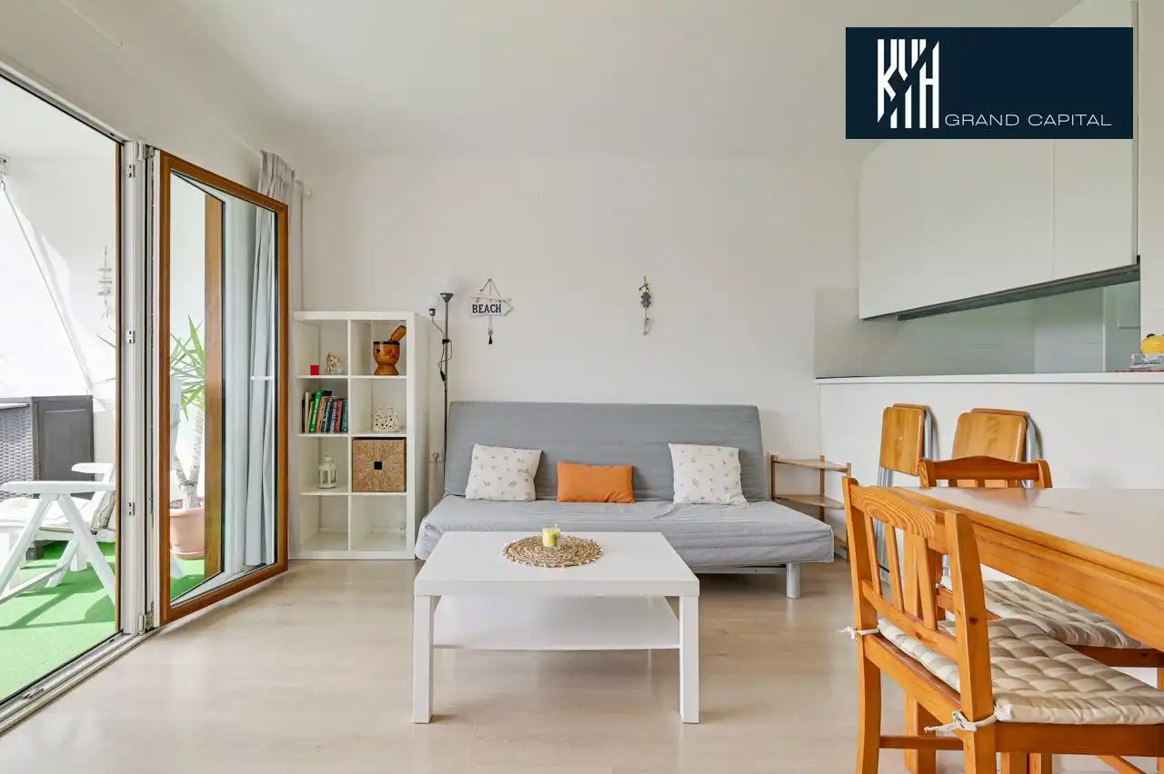 Sala de estar de Piso en venta en Tossa de Mar con Calefacción y Balcón
