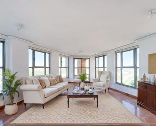 Living room of Flat to rent in  Valencia Capital  with Air Conditioner, Heating and Terrace