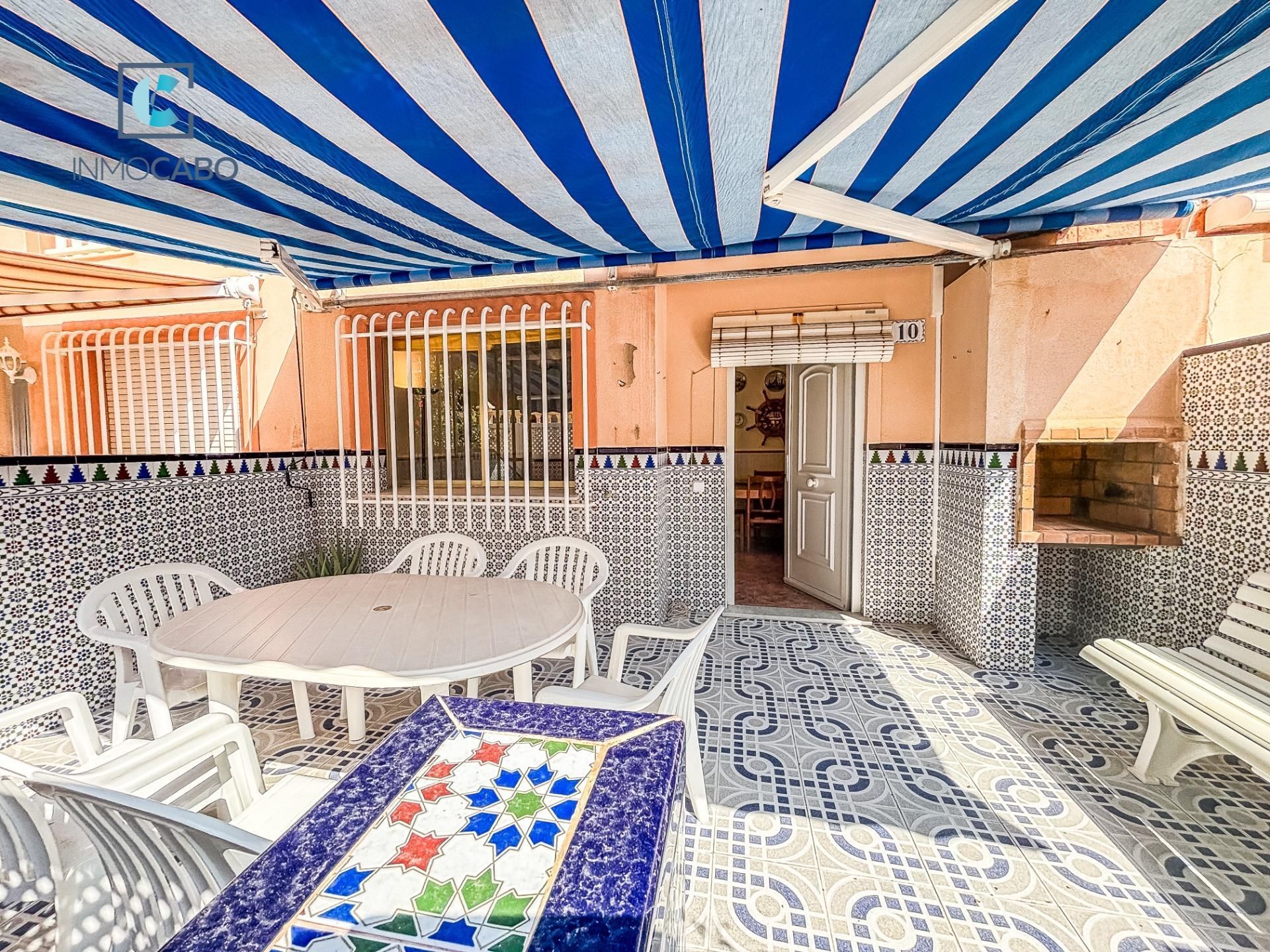 Terrassa de Casa adosada en venda en La Manga del Mar Menor amb Aire condicionat, Calefacció i Terrassa