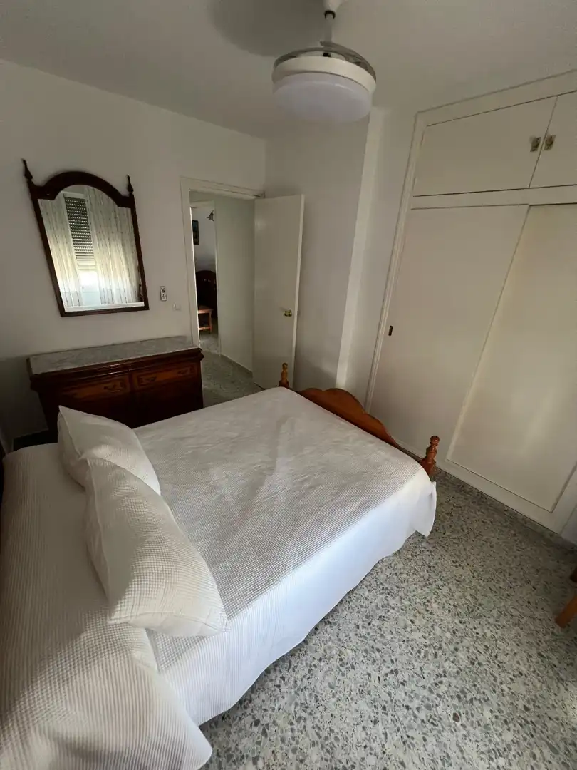 Bedroom of Flat for rent in Chipiona  with Furnished, Washing machine and Microwave