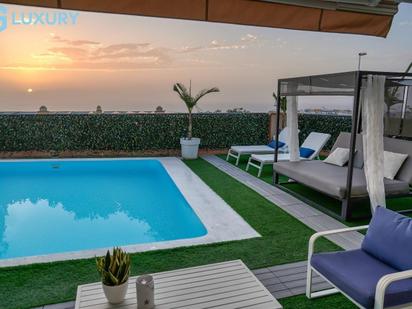 Terrace of House or chalet for sale in Santiago del Teide  with Air Conditioner, Private garden and Terrace