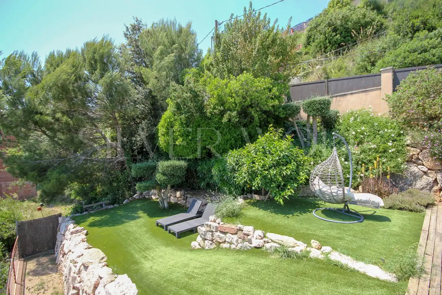 Jardín de Casa o chalet en venta en Vallirana con Aire acondicionado, Calefacción y Jardín privado