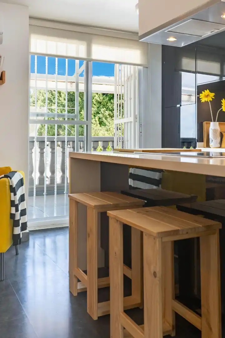 Cocina de Casa adosada en venta en Benimuslem con Aire acondicionado, Calefacción y Parquet