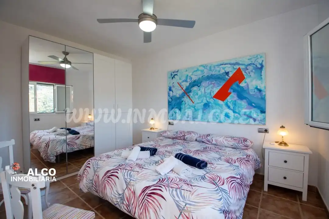 Bedroom of Houses for sale in Torrox  with Air Conditioner, Terrace and Swimming Pool