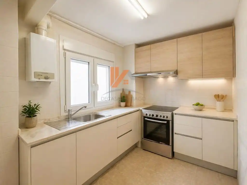 Cocina de Apartamento en venta en Santiago de Compostela 
