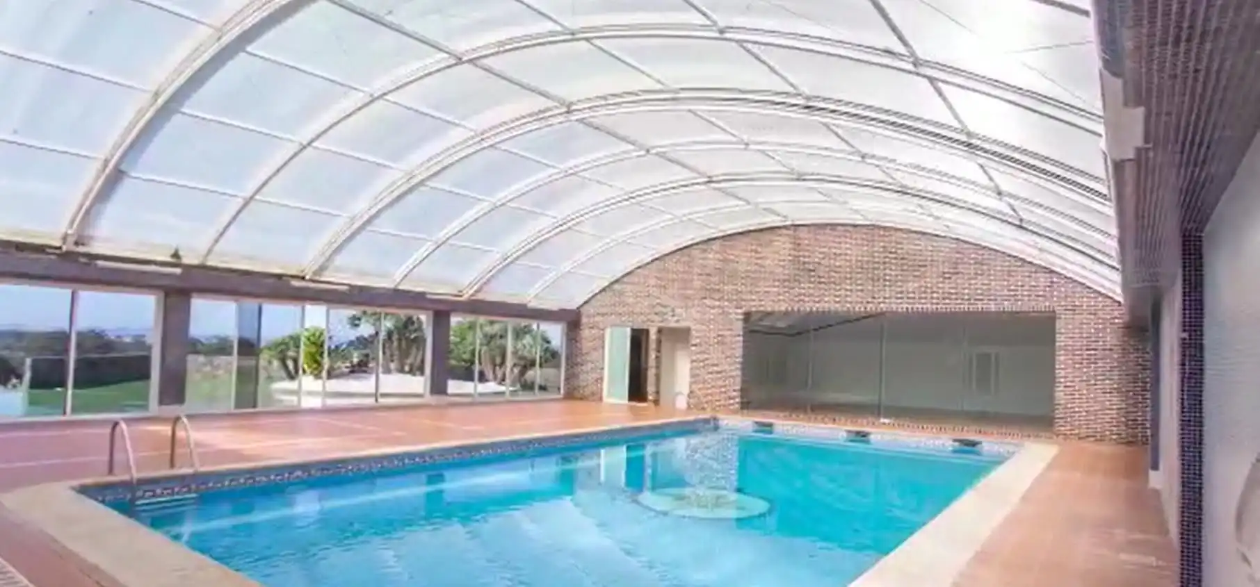 Piscina de Finca rústica en venda en Sanxenxo amb Jardí privat, Parquet i Terrassa