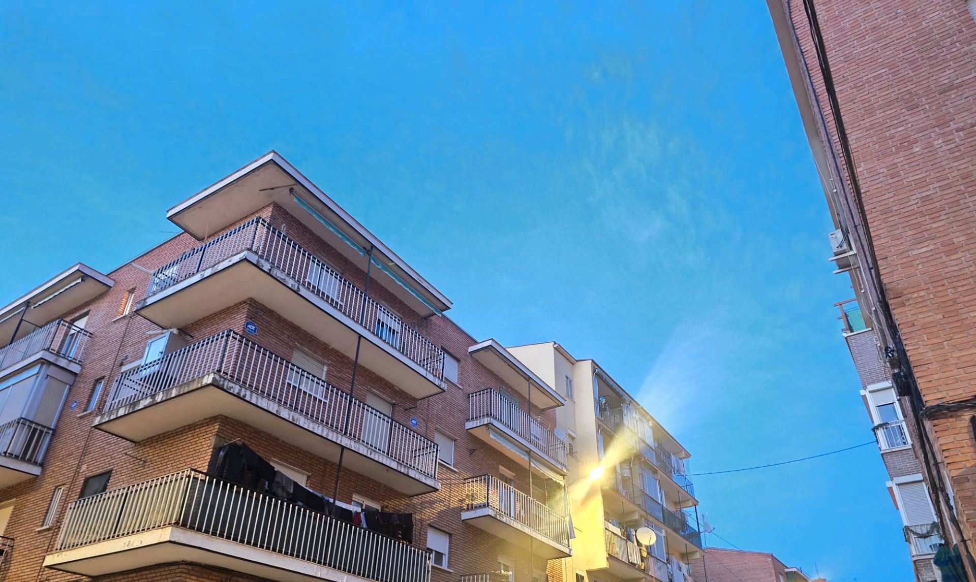 Exterior view of Flat to rent in  Madrid Capital  with Heating, Parquet flooring and Furnished