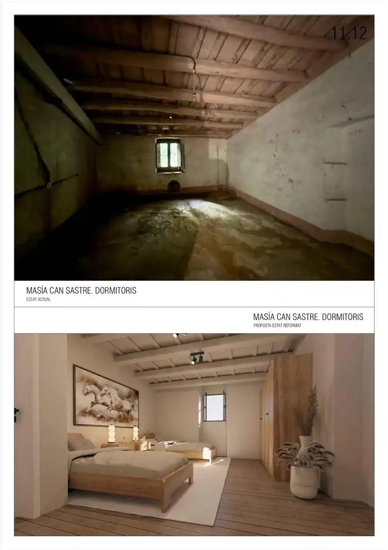 Bedroom of Country homes for sale in Fogars de Montclús  with Private garden and Storage room