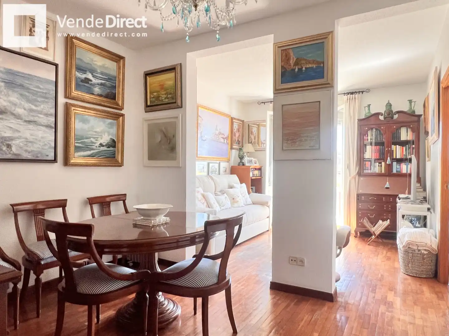 Comedor de Piso en venta en Madrid con Trastero, Amueblado y Balcón
