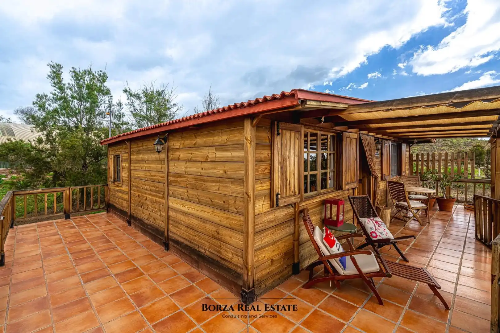 Terraza de Finca rústica de alquiler en Granadilla de Abona con Aire acondicionado, Jardín privado y Terraza