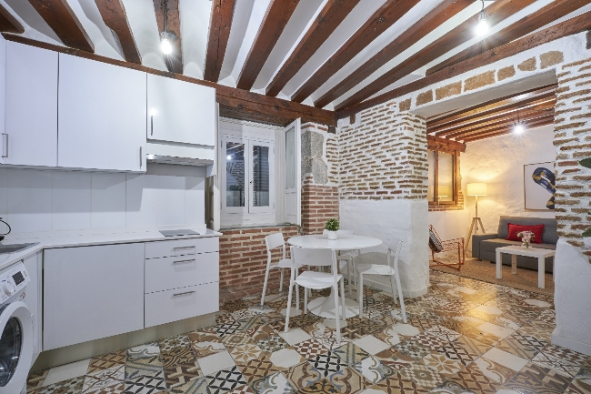 Kitchen of Premises for sale in  Madrid Capital  with Air Conditioner and Furnished
