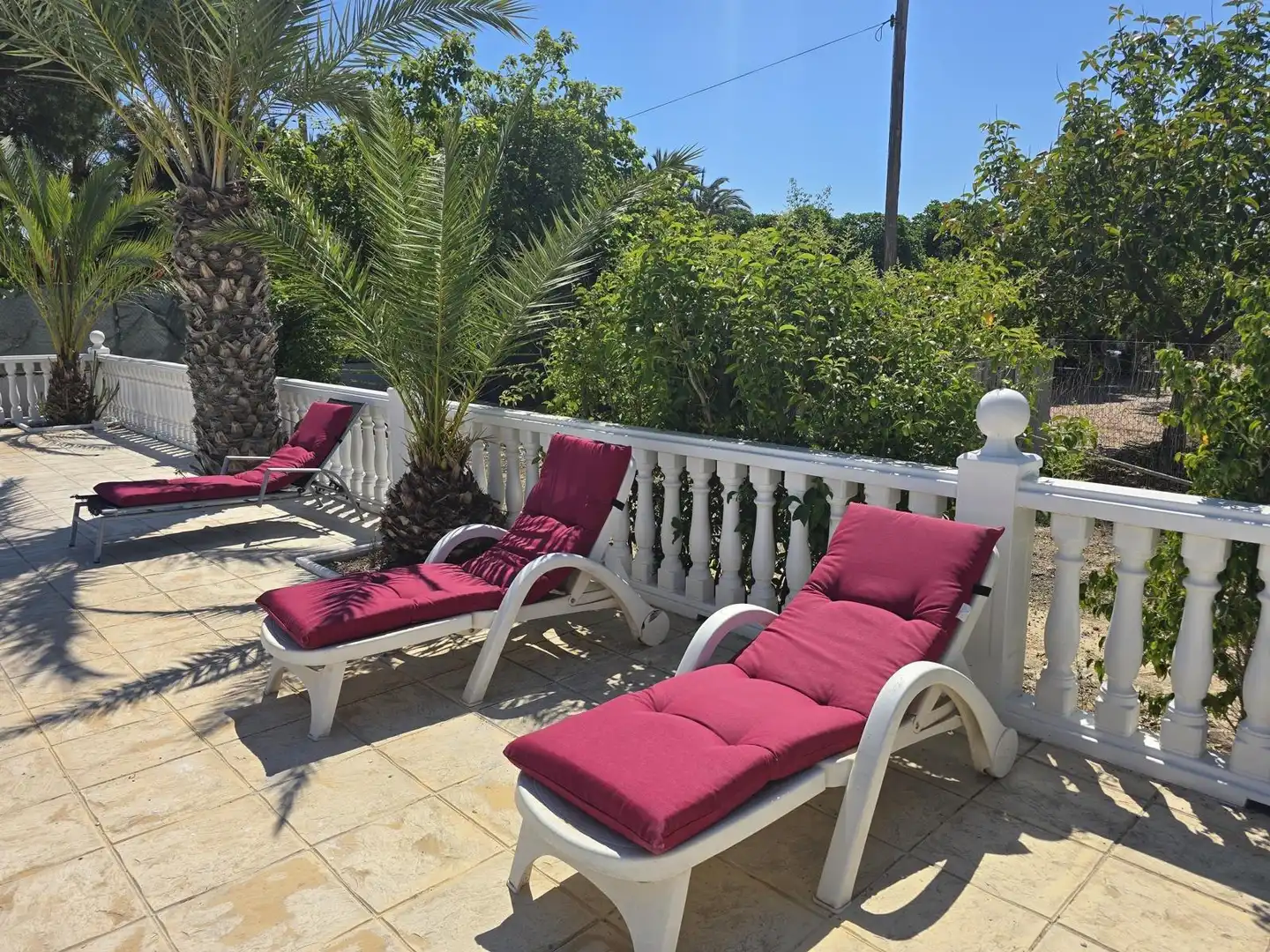 Terrassa de Casa o xalet en venda en Elche / Elx amb Aire condicionat, Jardí privat i Terrassa