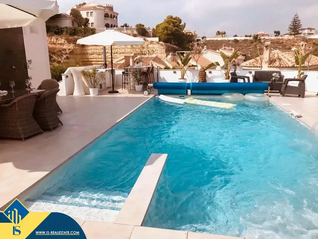 Piscina de Casa o xalet en venda en Rojales amb Jardí privat, Terrassa i Piscina