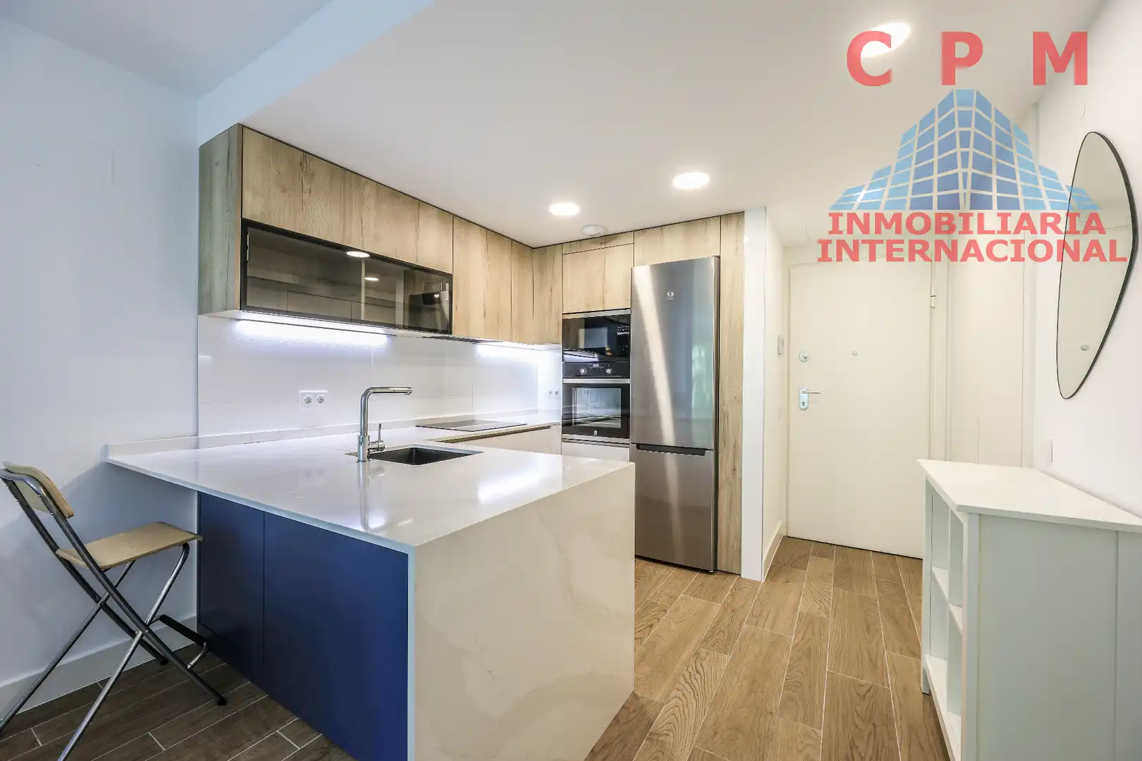 Küche von Wohnung zur Miete in Madrid mit Klimaanlage, Heizung und Parkett