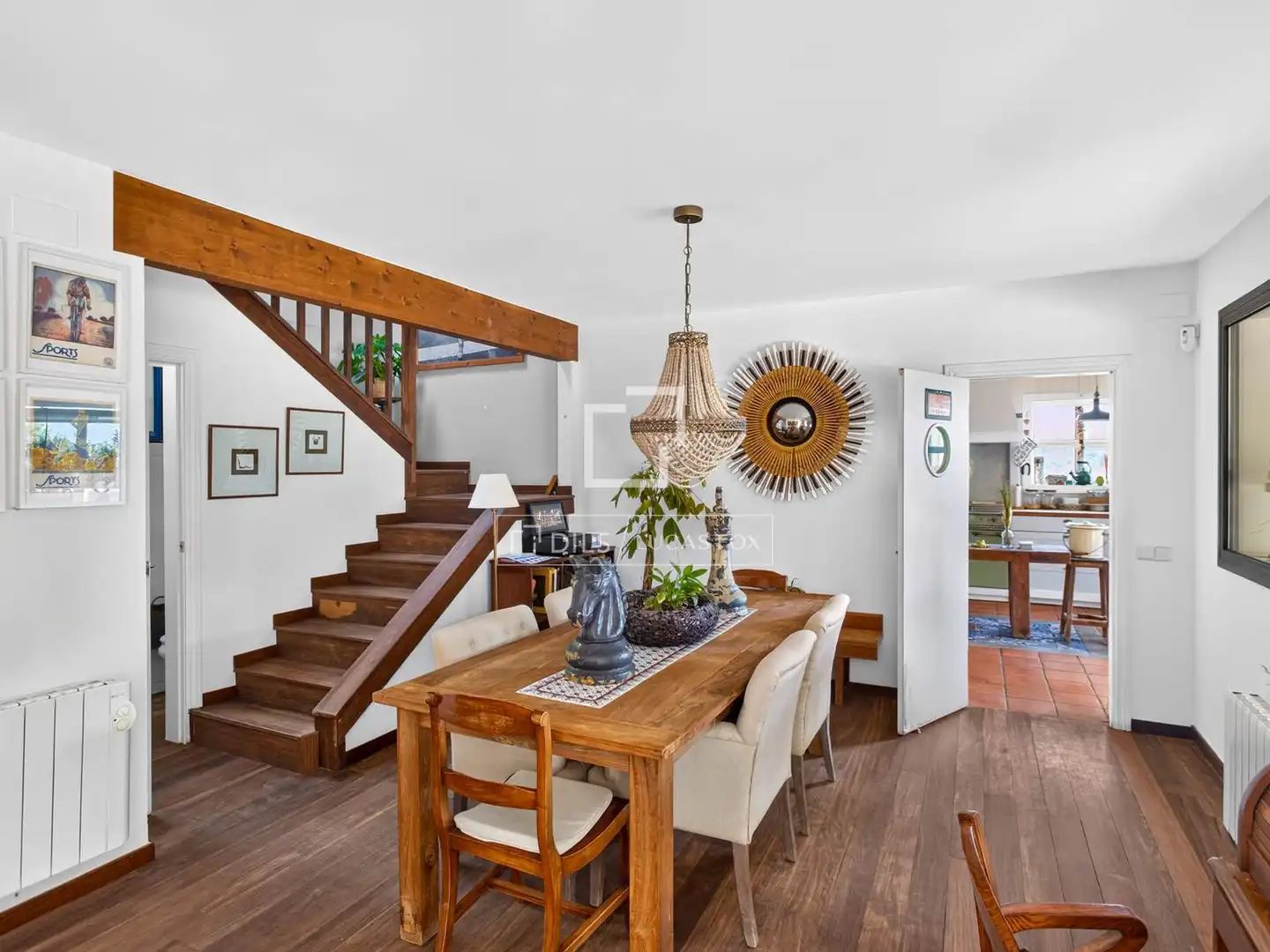 Comedor de Finca rústica en venta en Vallromanes con Calefacción, Jardín privado y Parquet