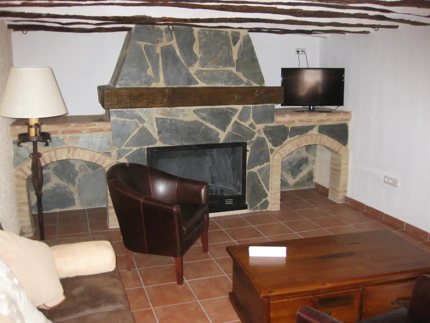 Sala d'estar de Finca rústica en venda en Pozohondo amb Aire condicionat, Calefacció i Traster