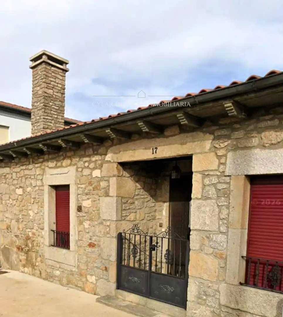 Vista exterior de Casa adosada en venta en Bañobárez con Calefacción, Amueblado y Horno