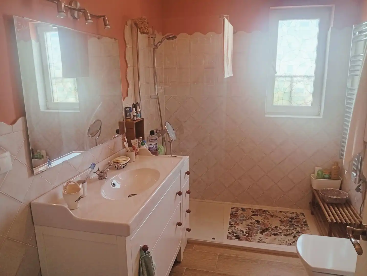 Baño de Finca rústica en venta en Mollina con Aire acondicionado, Calefacción y Jardín privado
