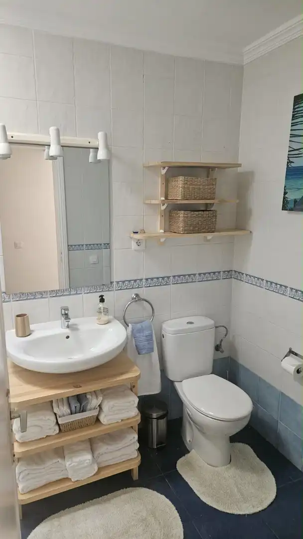 Bany de Planta baixa de lloguer en San Bartolomé de Tirajana amb Jardí privat, Terrassa i Moblat