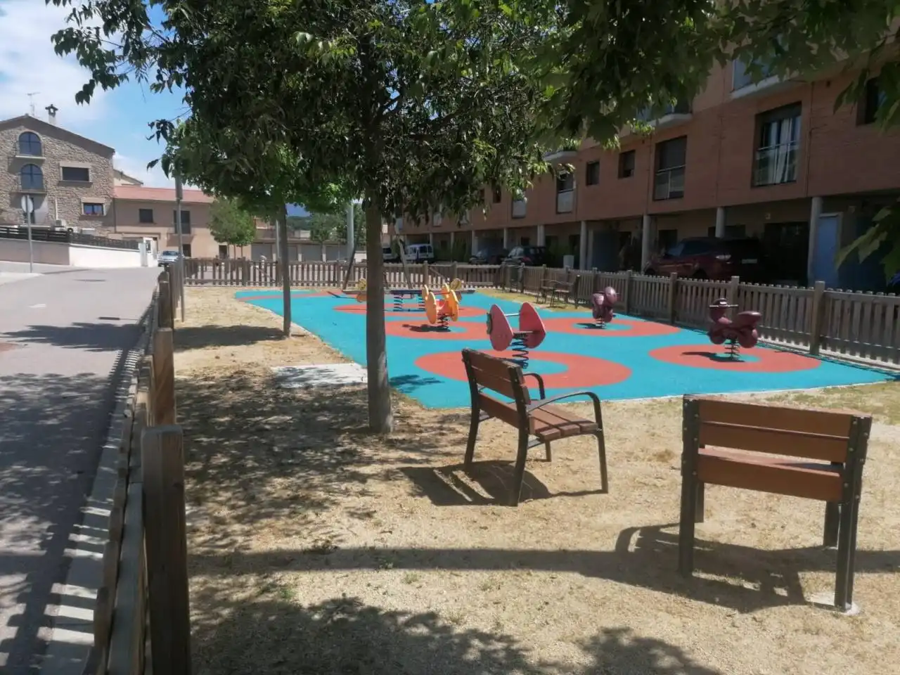 Vista exterior de Piso en venta en Gironella con Calefacción, Jardín privado y Parquet