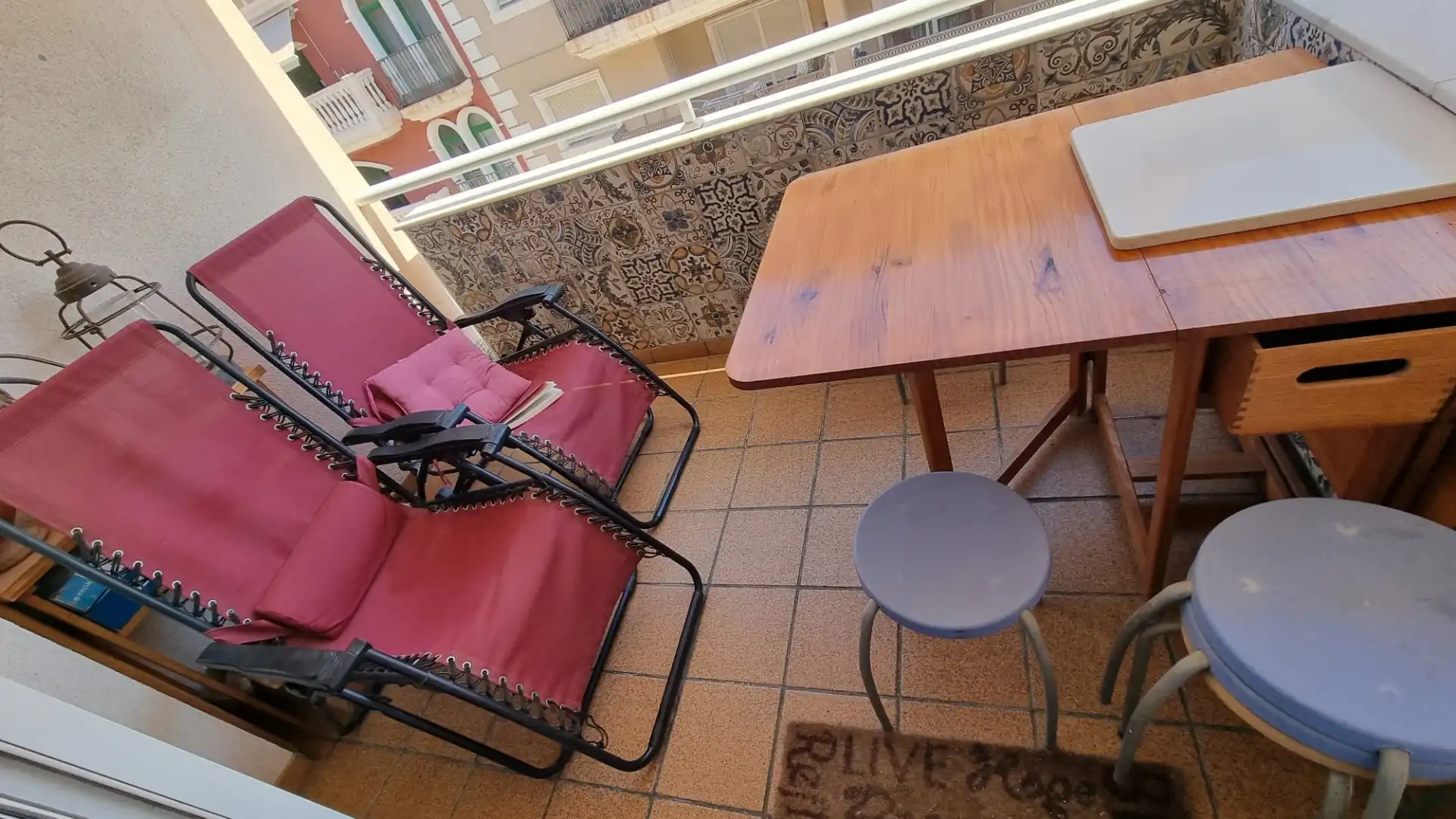Terrassa de Apartament en venda en Roquetas de Mar amb Aire condicionat, Parquet i Terrassa