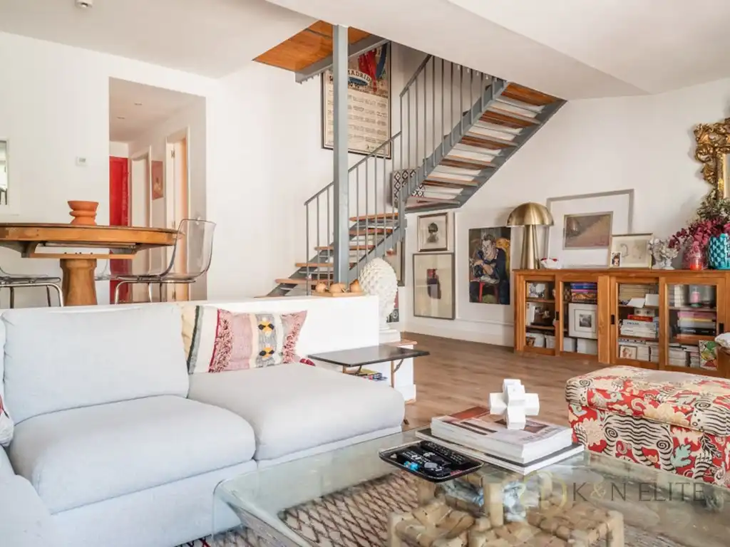 Sala de estar de Casa adosada en venta en Torrelodones con Terraza y Balcón