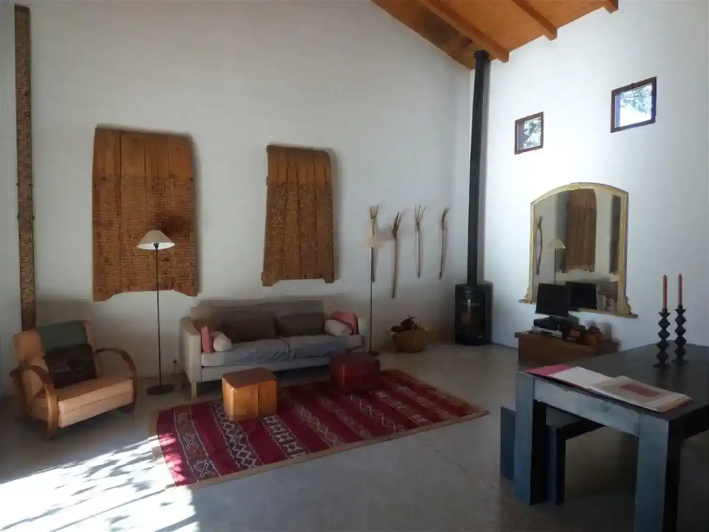 Sala de estar de Casa o chalet en venta en Montánchez con Jardín privado, Piscina y Balcón