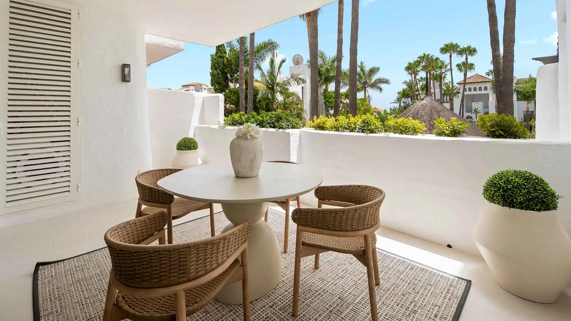 Terraza de Apartamento en venta en Marbella con Aire acondicionado, Terraza y Piscina